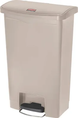 Zdjęcie produktu dla Rubbermaid 1883457, 50 l, Prostokątny, Żywica, Beżowy, Pedał, Stany Zjednoczone