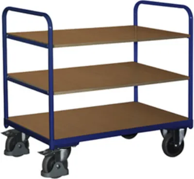 Produktbild von Tischwagen - 3 Etagen - 3 Böden - Traglast 250 kg - 990 x 800 x 1.260 mm (HxBxT)