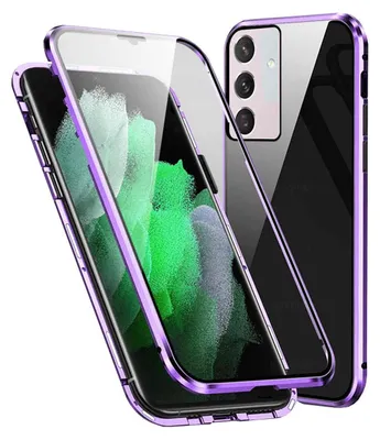 Produktbild von Für Samsung Galaxy A35 Handy Tasche 360 Magnet Glas Bumper Metall Hülle Etuis Case Cover