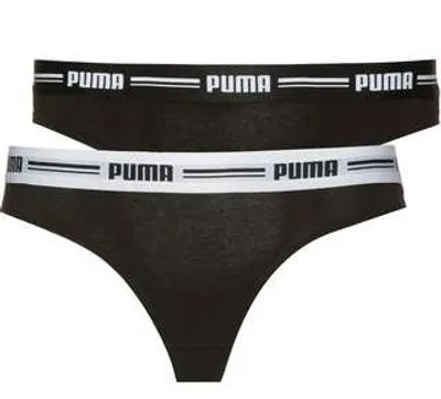 Produktbild von Unterwäsche PUMA WOMEN STRING 2P HANG black S