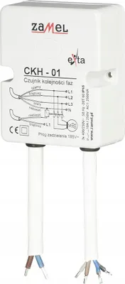 Zdjęcie produktu dla Czujnik kolejności faz 230/400V AC CKH-01 exta Zamel