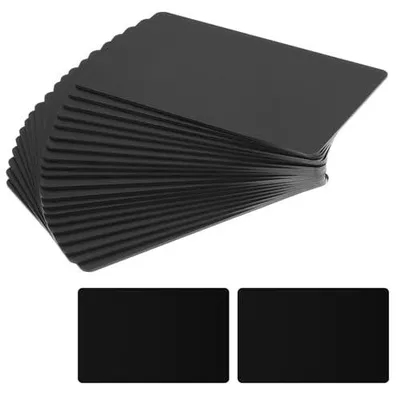 Zdjęcie produktu dla Karty nfc ntag 215 puste programowalne czarne PVC 20 szt.
