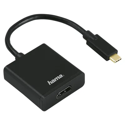 Image de hama 00135726 hama USB C/DisplayPort Adapter schwarz