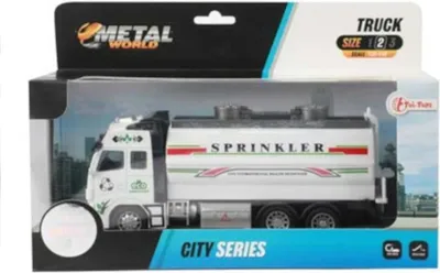 Obrázek produktu pro Toi-Toys METAL City kamion 18cm - hračka kamion dětská staveništní vozidla kovová cisterna