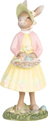 Immagine prodotto di Clayre & Eef figura decorativa coniglio 12 cm plastica beige
