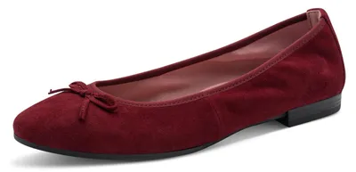 Productafbeelding van Tamaris Damen balletjesschoenen, leer, rood, maat 42 EU