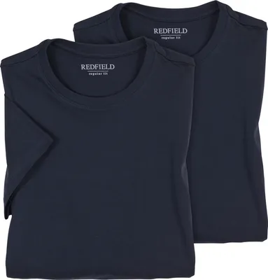 Produktbild von Redfield Doppelpack T-Shirts Übergröße dunkelblau