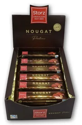 Produktbild von Storz Edel Nougat Classic Riegel 36x35g