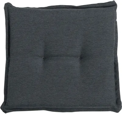 Produktbild von Hockerauflage - Dunkelgrau - 50 x 50 cm - mit Stehsaum