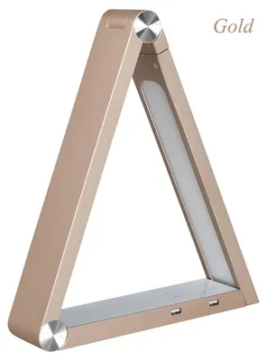 Produktbild von LED Tischleuchte Gold Sparsamer Verbauch, 6 Watt. Dimmbar & Farbton Einstellbar! A+