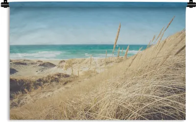 Produktbild von MuchoWow® Wandteppich Wandbehang Strand - Düne - Norwegen 60x40 cm Tapisserie Dekoration Wandtuch - Wanddekorationen