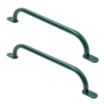 Image de TRIBECCO Prises d'escalade pour aire de jeux, structure d'escalade, lit surélevé & mur d'escalade intérieur (550 mm vert, 2 pièces)