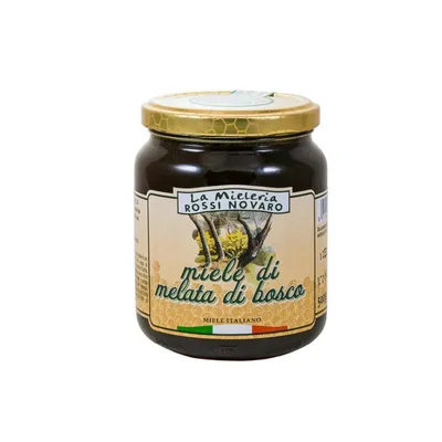 Zdjęcie produktu dla Włoski miód leśny z Toskanii, 500 g (Miele di Melata di Bosco)