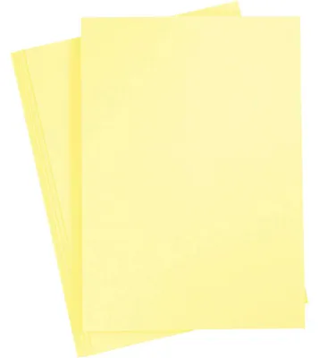 Immagine prodotto di Cartoncino a colori Creativ Company, giallo canarino, A4, 20 fogli
