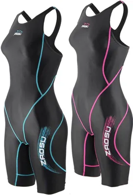 Produktbild von ZAOSU Wettkampf-Schwimmanzug Z-Black VITA, Farbe:schwarz/türkis, Größe:152