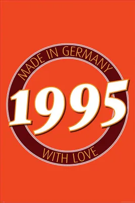 Image de Affiche d'anniversaire - Affiche - 1995 - Fabriquée en Allemagne