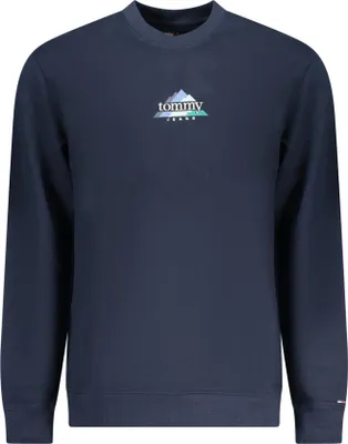 Immagine prodotto di Maglione da uomo blu: felpa sostenibile con scollo rotondo