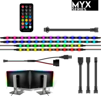 Immagine prodotto di Kit doppio monitor LED MYX per PC da gioco