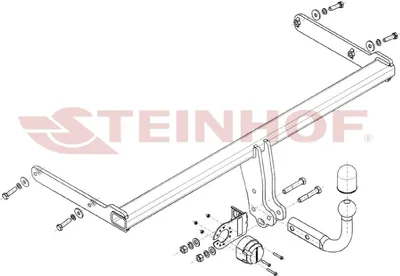Produktbild von Z548304 Anhängerkupplung passend für VW Cross Golf 2007-2014 starr