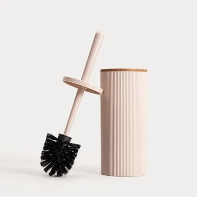 Zdjęcie produktu dla HOMLA Szczotka do WC DIALL beżowa 10,5x10,5x33,5 cm