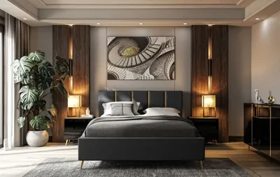Obrázek produktu pro Čalouněná postel TIFFANY s kontejnerem 180x200 cm- Čelo postele:105 cm Jasmine 96