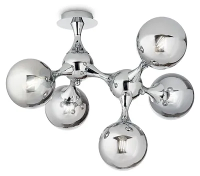 Obrázok produktu pre Ideal Lux Stropné svietidlo Nodi Chrome 5 svetiel chróm 200484