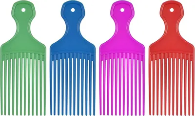 Productafbeelding van Haarpickkam, 4 stuks, voor krullend, golvend en Afrohaar