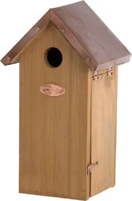 Produktbild von Esschert Design Nistkasten Kohlmeise Kupferdach; NK04