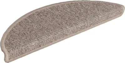 Obrázek produktu pro vidaXL Podložky na schůdky 15 ks 56x17x3 cm Tmavě béžové půlkruhové