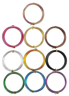 Aluminiumdraht 50 m, 10 Farben, 1 mm, flexibel für DIY
