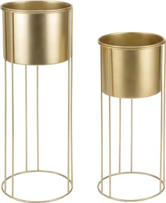 Produktbild von Goldene Blumenständer Glamour OSMOS, 2er-Set