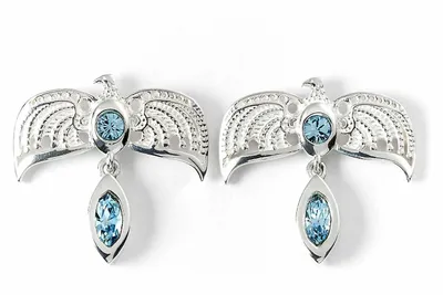 Produktbild von Carat Shop, The Harry Potter Stud Ohrringe Diadem (Sterling Silber)