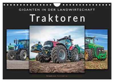 Produktbild von Traktoren - Giganten in der Landwirtschaft (Wandkalender 2027 DIN A4 quer), CALVENDO Monatskalender