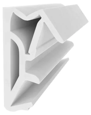 Produktbild von Flügelfalzdichtung 12 mm Falzhöhe für Holzflügel - Weiß - 12 Meter - Fensterdichtung - Silikon - Holzfenster