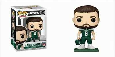 Produktbild von NFL New York Jets - Aaron Rodgers 253 - Funko Pop! Vinyl Figur