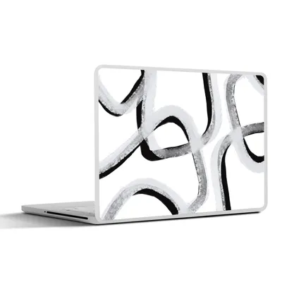 Produktbild von MuchoWow® Laptop Aufkleber Sticker Cover Linie - Minimalismus - Gestaltung 36.5x27.5 cm - Laptop-Sticker