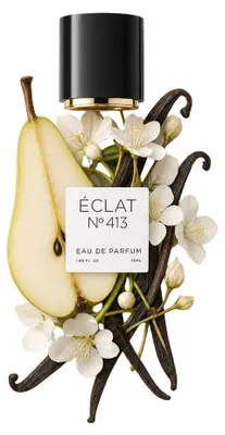 Produktbild von Parfum mit knackiger grüner Birne, zarten Blütennoten und karamellisierter Vanille