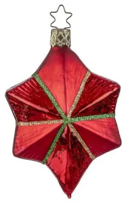 Produktbild von Inge Glas Christbaumschmuck Weihnachtlicher Stern (9,5cm)
