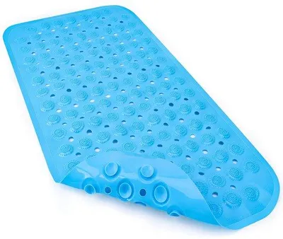 Produktbild von Unyqoos® rutschfeste Badmatte mit Saugnäpfen – PVC-Anti-Rutsch-Matte 70 x 35 cm für Badewanne & Dusche, maschinenwaschbar, schimmelresistent