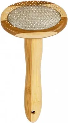 Produktbild von Zupfbürste - Bamboo Hunde Hundebürsten - wertige Pflegeprodukte für den Hausgebrauch