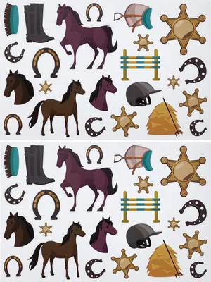 Produktbild von Oblique Unique 46 Pferde Sticker Pferd Aufkleber für Kinder Mädchen zum Kindergeburtstag Spielen Basteln