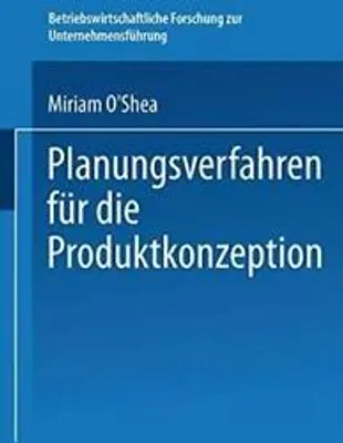Obrázek produktu pro Planungsverfahren für die Produktkonzeption