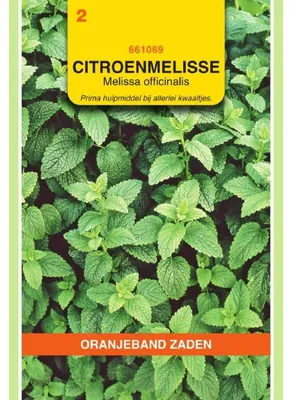 Imagen del producto de Oranjeband: Semillas de limón y melisa, hierbas aromáticas - 1 paquete de semillas