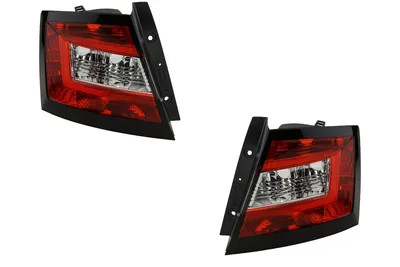 Immagine prodotto di Johns, luci posteriori combinate compatibili con Skoda Fabia 14-18 Limou Hatchback Set ?aé + destra