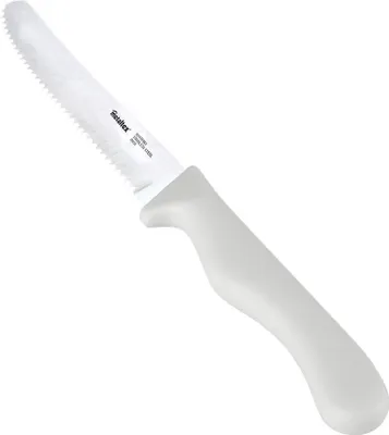 Produktbild von METALTEX 248132031 CHROMOTHERAPY Basic Brotzeitmesser 21,5 cm - weiß