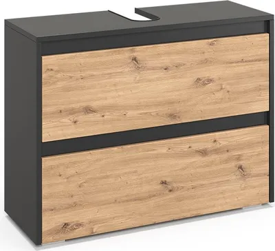 Produktbild von Waschbeckenunterschrank Vicco Majest Artisan 80.1 x 62 cm mit 2 Schubladen, Model 58688