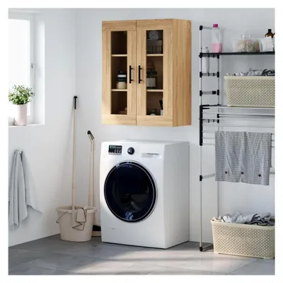 Produktbild von Wandschrank aus Sonoma-Eiche, 69,5 x 34 x 90 cm