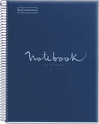 Produktbild von MIQUELRIUS Collegeblock "Notebook EMOTIONS" DIN A4 marine kariert 80 Blatt