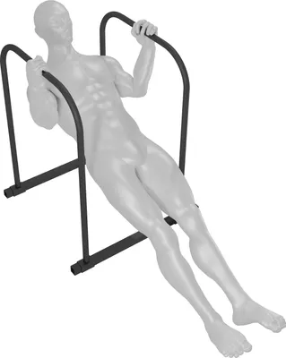 Produktbild von Dip Station Dip Bar Barren Parallettes Push Up Dip-Ständer Fitness Turnhalle Ausüben Calisthenics Equipment H 100 cm