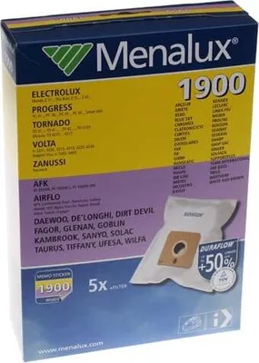Obrázok produktu pre Electrolux - 1900 5 Stück + 1 Filter - Vakuumbeutel - 9001961276